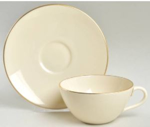 Olympia Gold Lenox Cup And Saucer Olympia Gold Lenox Cup And Saucer