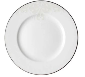 Opal Innocence Scroll Dinner Plate