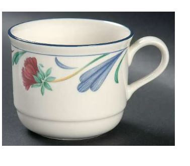 Poppies On Blue Cup Only