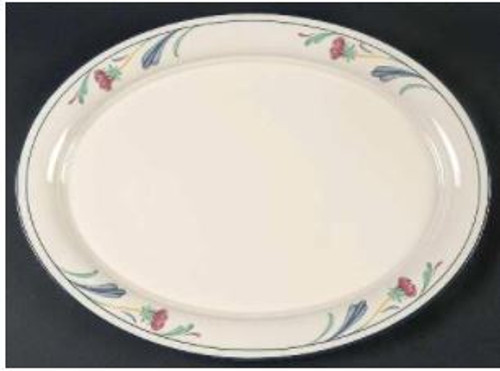 Poppies On Blue Lenox Medium P