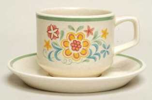 Quakertown Cup and Saucer