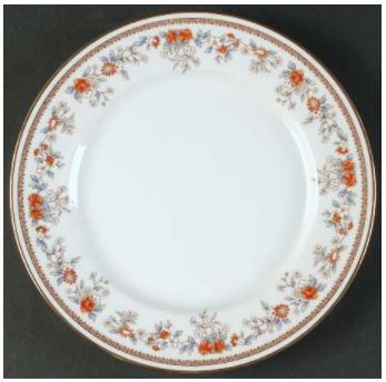 Russet Blossoms Round Salad Plate