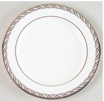 Serpentine Platinum Bread and Butter Plate
