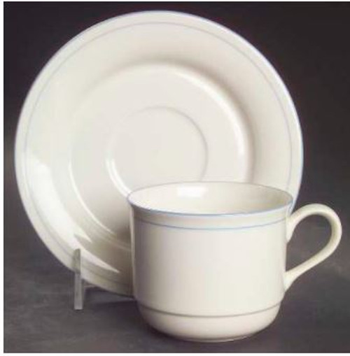 Sky Blue Pinstripes Lenox Cup