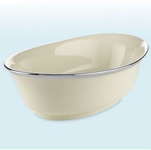 Solitaire Oval Vegetable or Serving Bowl