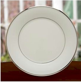 Solitaire White Dinner Plate