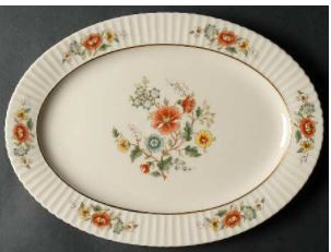 Temple Blossom Small Oval Platter
