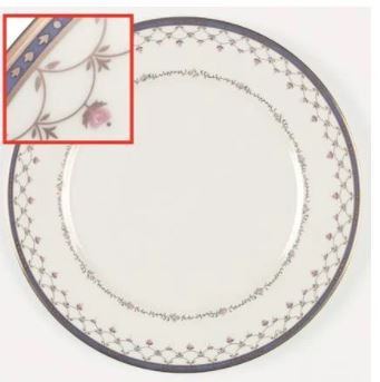 Terrace Rose Dinner Plate