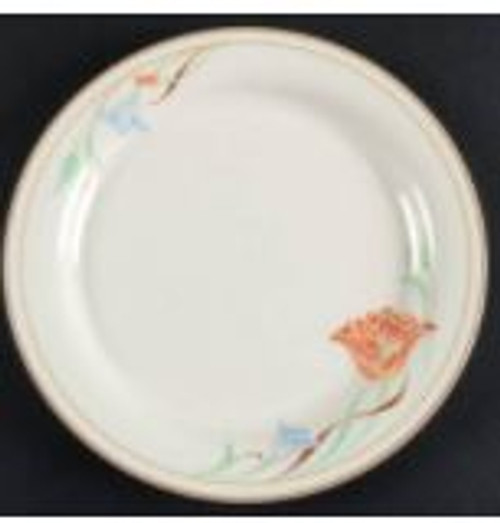 Tulips On Beige Lenox Salad Pl