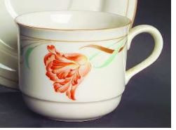 Tulips On Beige Cup Only