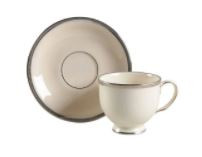 Tuxedo Platinum Cup and Saucer