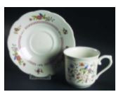 Wind Chimes Cup and Saucer