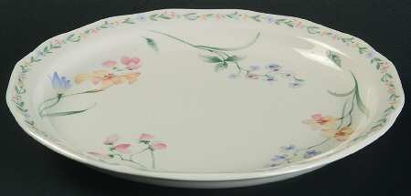 American Flowers Bread and Butter Plate