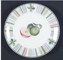 Apple Crisp Round Salad Plate