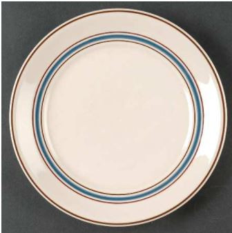 Azure Round Salad Plate