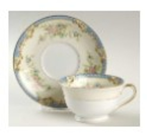 Azure Noritake Cup And Saucer