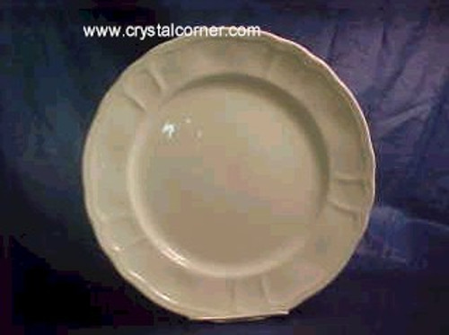 Baroque White Noritake Dinner Plate