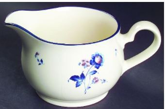 Blue Dawn Gravy Boat and Stand