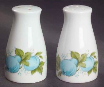 Blue Orchard Covered Butter and Lid