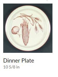 Bounty Dinner Plate