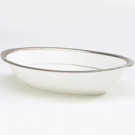 Chatelaine Platinum Oval Vegetable or Serving Bowl