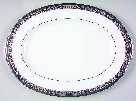 Continental Cobalt Medium Oval Platter