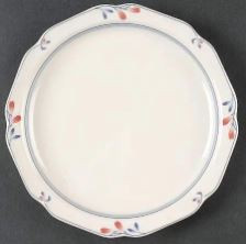 Copper Bud Round Salad Plate