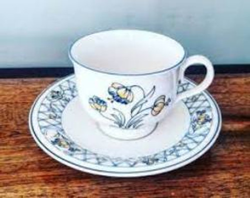 Dutch Weave Noritake Cup And Saucer