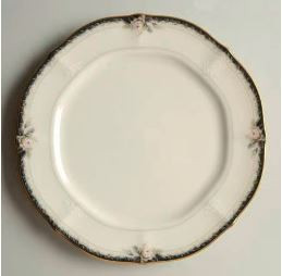 Edwardian Rose Round Salad Plate