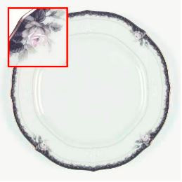 Edwardian Rose Bread and Butter Plate