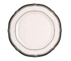 Gilded Platinum Bread and Butter Plate