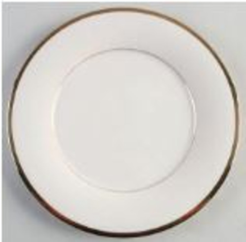 Gold And Platinum-Noritake Dinner Plate