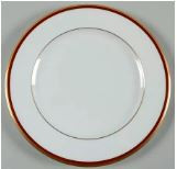 Golden Tribute Round Salad Plate