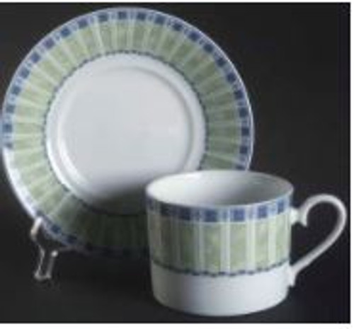Green Icicle  Noritake Cup And Saucer