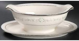 Heather Gravy Boat and Stand