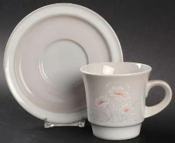 Ice Flowers Cup and Saucer