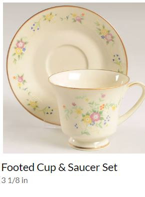 Impression Cup and Saucer