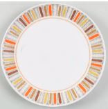 Mardi Gras Dinner Plate