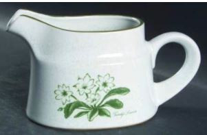 Mountain Flowers Gravy Boat and Stand