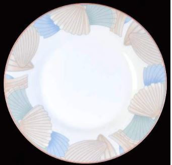 Ocean Melody Round Salad Plate