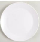 Pearl White Round Salad Plate