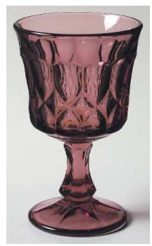 Perspective Plum Wine Goblet