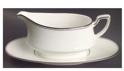 Platinum Traditions Gravy Boat and Stand