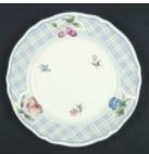 Rainbow Fruits Round Salad Plate