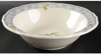 Rainbow Fruits Round Vegetable or Serving Bowl