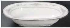 Rose Memento Oval Vegetable or Serving Bowl