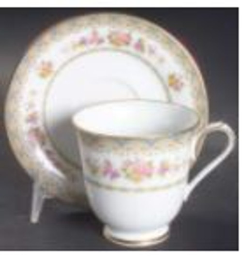 Rosette Noritake Cup And Sauce