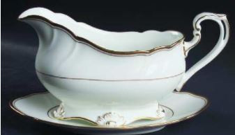 Salutation Gravy Boat and Stand
