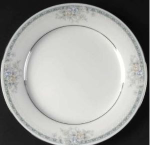 Silk Garland Round Salad Plate