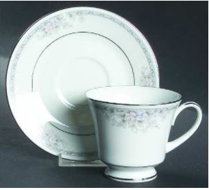 Silk Garland Cup and Saucer